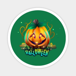 Halloween Pumpkin Design Magnet